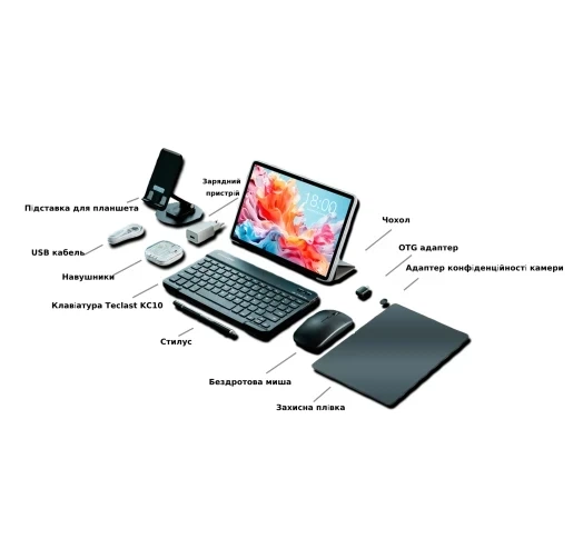 Планшет Teclast P30T Kit 4/128Gb Wi-Fi Gray UA UCRF - Фото 7 Планшет Teclast P30T Kit 4/128Gb Wi-Fi Gray UA UCRF - изображение 7