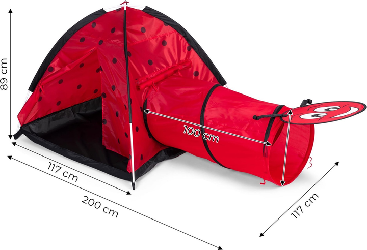 Дитячий намет Iplay iglo сонечко + тунель 8902 (6958868889029) (955555909471169) - Уцінка - зображення 7