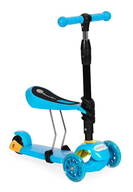 Самокат дитячий EcoToys 3 в 1 YM-SW-6 Синій (5903769978823) (955555909732909) - Уцінка - зображення 3