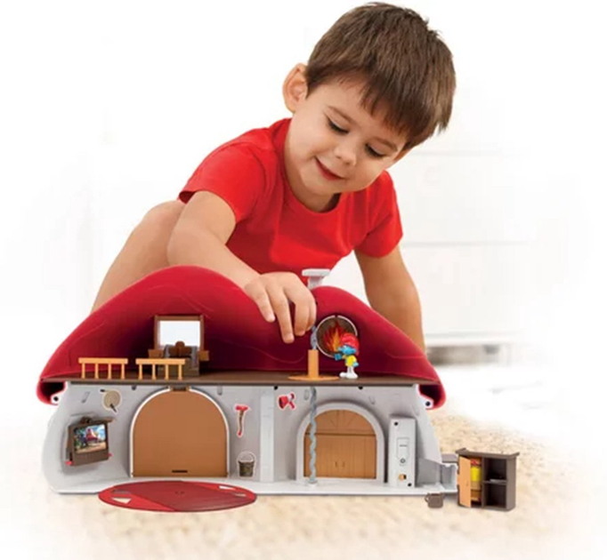 Ігровий набір Giochi Preziosi The Smurfs Пожежна станція з персонажем (8056379171911) (955555913601223) - Уцінка - зображення 7