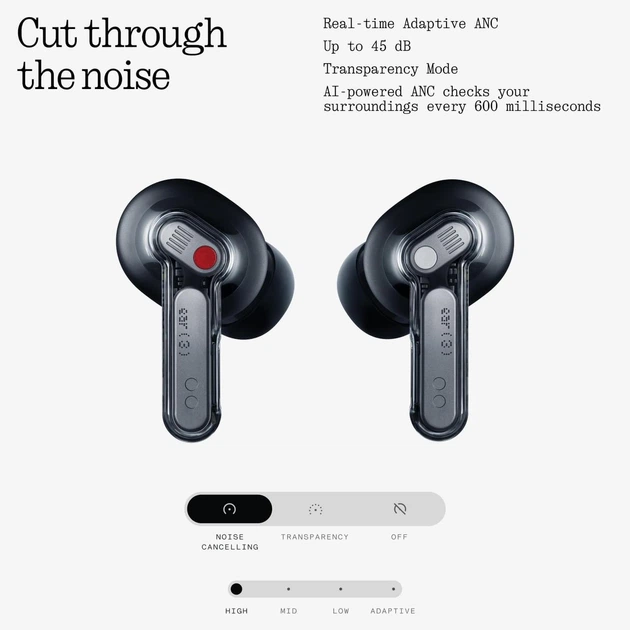 Наушники беспроводные Nothing Ear (3) 2025 черные купить в