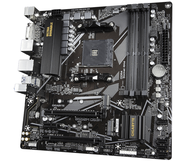 Материнська плата Gigabyte B550M DS3H - зображення 2