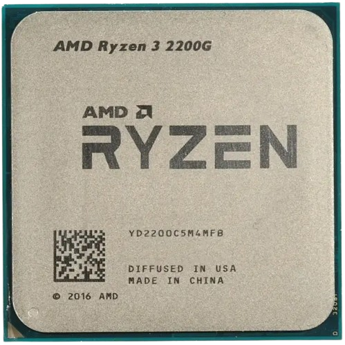 Процесор AMD Ryzen 3 2200G Socket AM4 (YD2200C5M4MFB) Б/В - Фото 1 Процесор AMD Ryzen 3 2200G Socket AM4 (YD2200C5M4MFB) Б/В - зображення 1