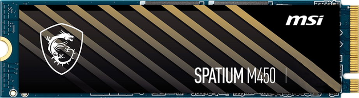 SSD M.2 накопичувач MSI SPATIUM M450 500GB (S78-440K220-P83) - Фото 1 SSD M.2 накопичувач MSI SPATIUM M450 500GB (S78-440K220-P83) - изображение 1