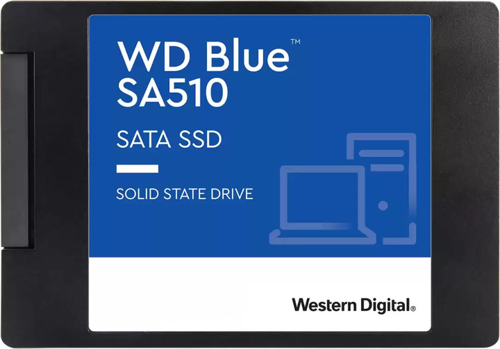 SSD 2.5" накопичувач WD Blue SA510 500GB (WDS500G3B0A) - Фото 1 SSD 2.5" накопичувач WD Blue SA510 500GB (WDS500G3B0A) - изображение 1