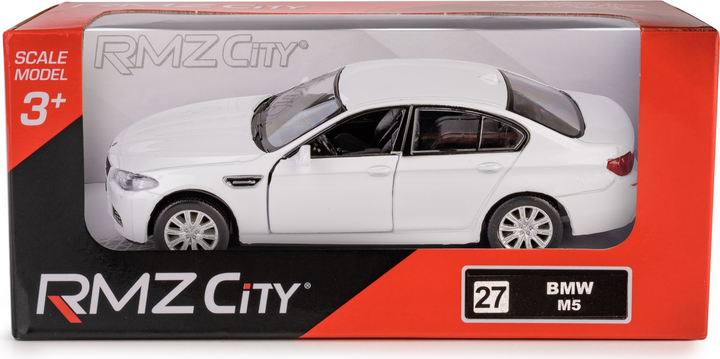 Металева модель автомобіля Daffi RMZ City BMW M5 1:32 Білий K-846 (5905422118461) - зображення 1