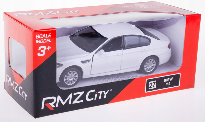 Металева модель автомобіля Daffi RMZ City BMW M5 1:32 Білий K-846 (5905422118461) - зображення 2