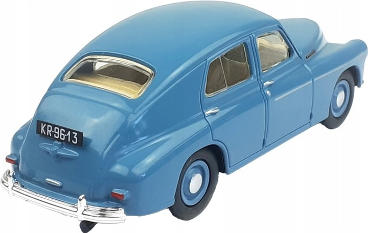 Металева модель автомобіля Daffi PRL Warszawa M-20 1:43 Синій GXP-752104 (5905422022706) - зображення 5
