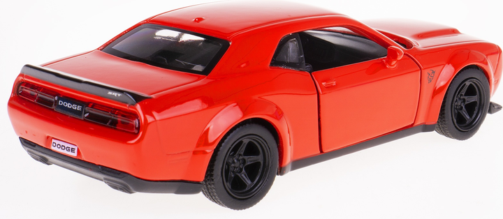 Metalowy model samochodu Daffi RMZ City Dodge Challenger SRT Demon 1:39 Czerwony K-876 (5905422118768) - obraz 4