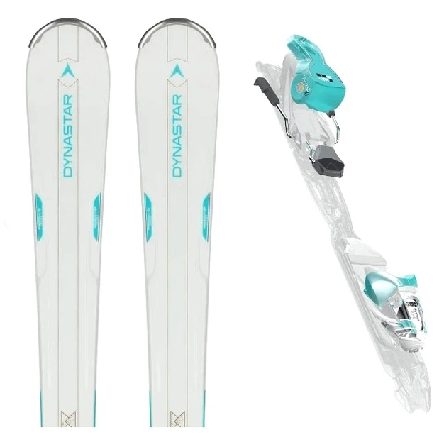 Лижі гірські (комплект) Dynastar INTENSE 6+XPRESS W 10 144см White/turquoise (DAHD802+FCHD029) - изображение 3