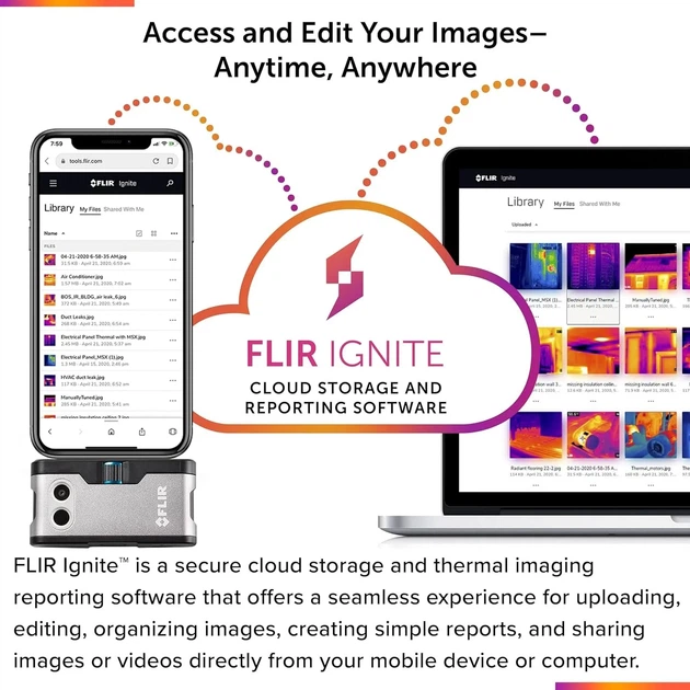 Тепловизионная камера FLIR ONE Lightning Черный b1 - изображение 6
