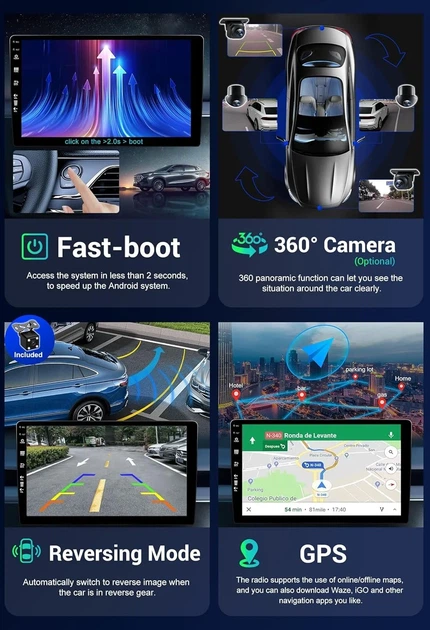 Штатная автомагнитола SXAUTO для VW Tiguan 1 NF 2006-2017 / 9" / Сенсорная / 8/256Гб / Android 13 / Apple CarPlay / Android Auto / Bluetooth / WI-FI / GPS / USB Б/В - изображение 6