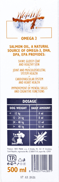 Олія лосося Brit Care для собак 500 мл (8594031442851) - зображення 3