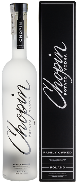 Водка Chopin Potato Vodka 0.7 л 40% в подарочной упаковке (5900640054140) - Фото 1 Водка Chopin Potato Vodka 0.7 л 40% в подарочной упаковке (5900640054140) - изображение 1