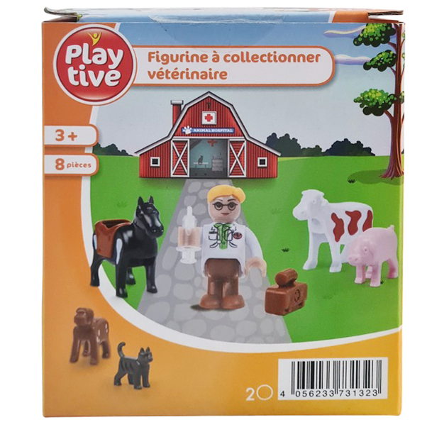 Игрушка-сюрприз Playtive в яйце коллекционные фигурки Ветеринар желтый JDT-0848594 - Фото 3 Игрушка-сюрприз Playtive в яйце коллекционные фигурки Ветеринар желтый JDT-0848594 - изображение 3