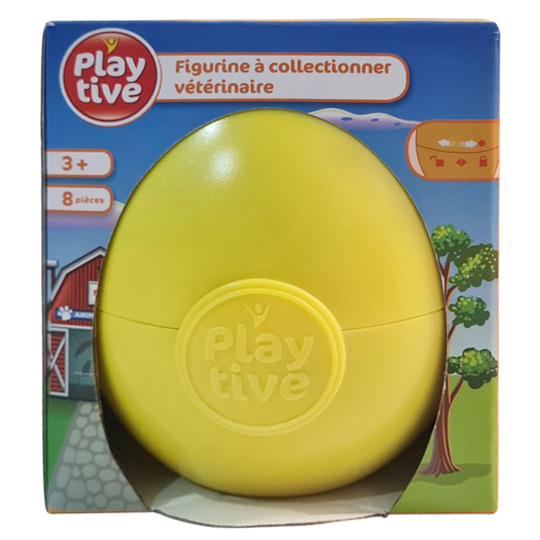 Игрушка-сюрприз Playtive в яйце коллекционные фигурки Ветеринар желтый JDT-0848594 - Фото 4 Игрушка-сюрприз Playtive в яйце коллекционные фигурки Ветеринар желтый JDT-0848594 - изображение 4