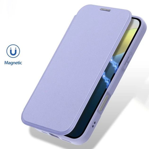 Чехол-книжка Dux Ducis Skin X Pro with MagSafe для Apple iPhone 16 (6.1") Purple - изображение 2