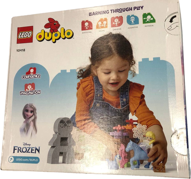 Zestaw klocków LEGO DUPLO Elza i Bruni w Zaczarowanym Lesie 31 element (10418) (955555908999897) - Outlet - obraz 2