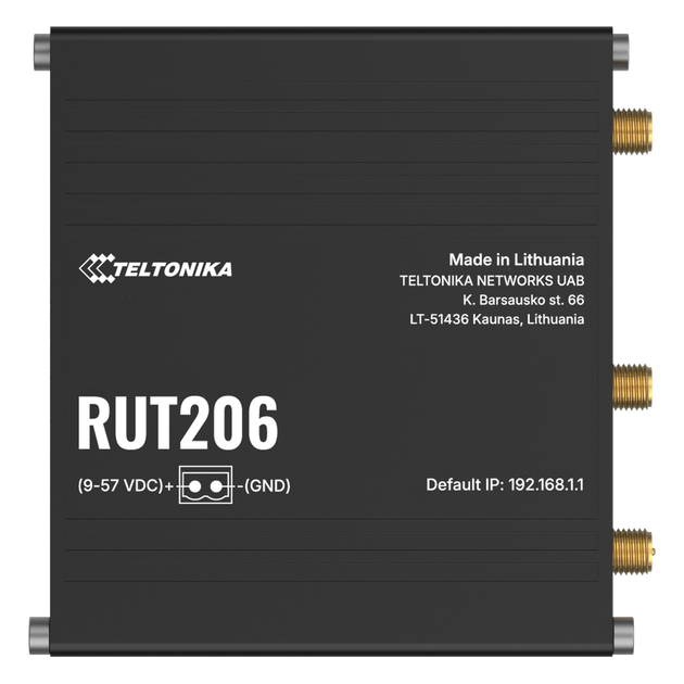 Маршрутизатор Teltonika RUT206 4G LTE - Фото 3 Маршрутизатор Teltonika RUT206 4G LTE - изображение 3