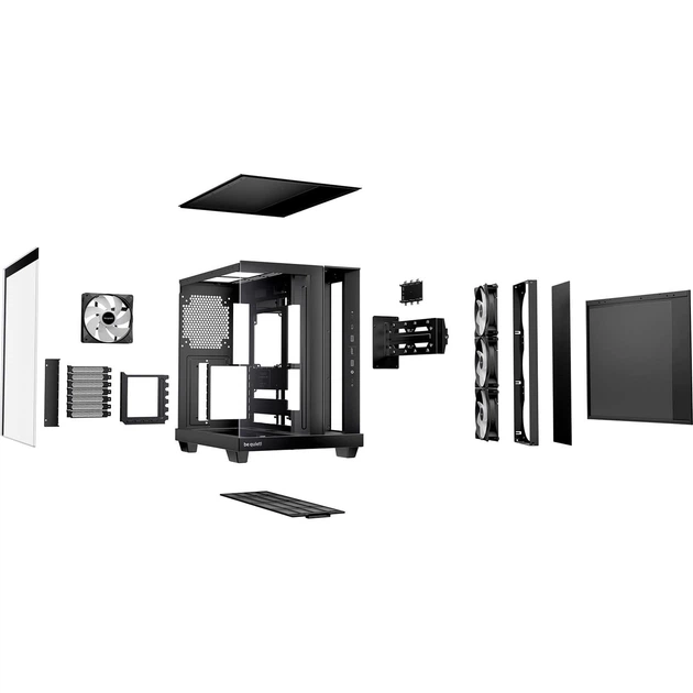 Корпус Be quiet! Light Base 500 LX Tempered Glass без БЖ Black (BGW85) - Фото 8 Корпус Be quiet! Light Base 500 LX Tempered Glass без БЖ Black (BGW85) - изображение 8