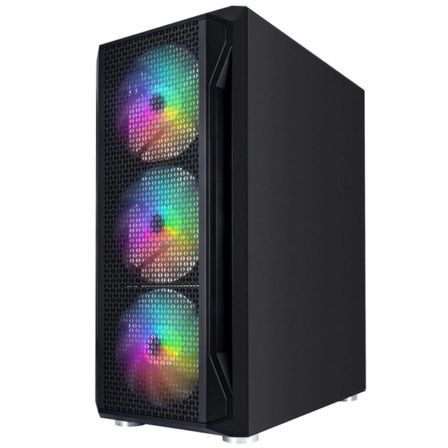 Корпус 1stPlayer X5-BK-4F1-PS-600FK-EU Black 600W (X5-BK-4F1-PS-600FK-EU) - Фото 3 Корпус 1stPlayer X5-BK-4F1-PS-600FK-EU Black 600W (X5-BK-4F1-PS-600FK-EU) - зображення 3