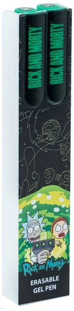Набір гелевих ручок Kite Rick and Morty синя у пеналі 2шт - Фото 4 Набір гелевих ручок Kite Rick and Morty синя у пеналі 2шт - изображение 4