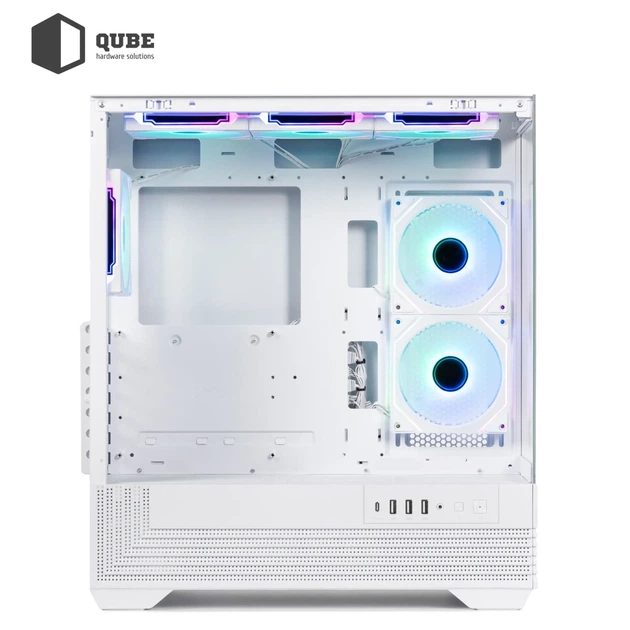 Корпус Qube FORT ARGB White (FORT_GWNU3) - Фото 5 Корпус Qube FORT ARGB White (FORT_GWNU3) - изображение 5