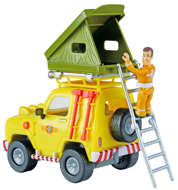 Jeep ratowniczy górski Simba Mountain 4x4 z namiotem i figurką (4006592095925) - obraz 4