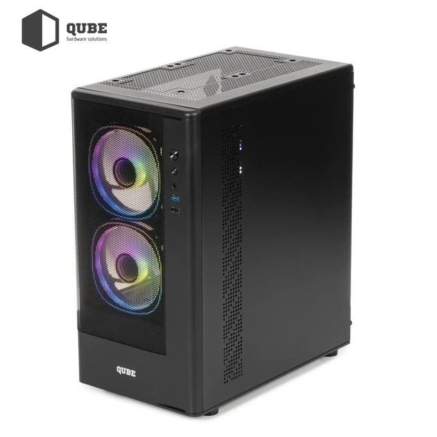 Корпус Qube GEON ARGB Black (GEON_GBNU3) - изображение 4