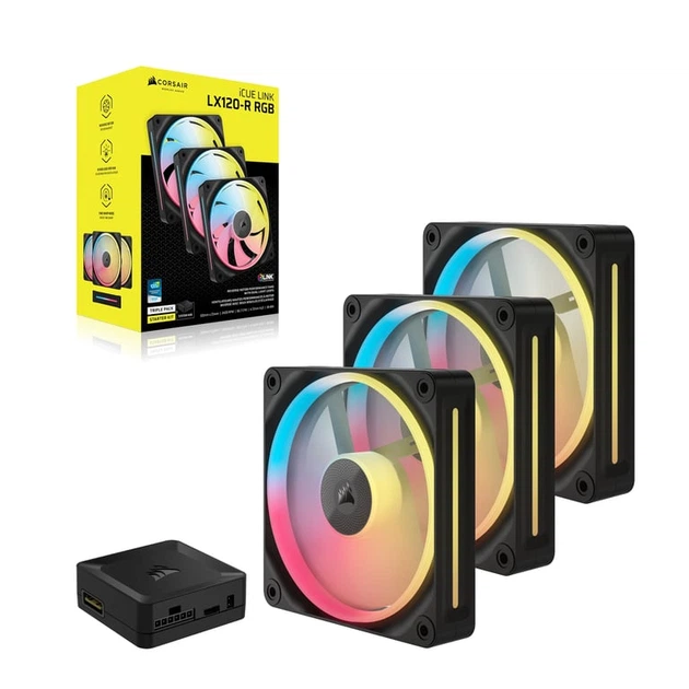 Вентилятор Corsair iCUE Link LX120-R RGB (CO-9051050-WW) - Фото 3 Вентилятор Corsair iCUE Link LX120-R RGB (CO-9051050-WW) - изображение 3