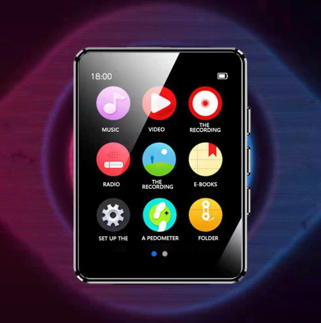 MP3/MP4 плеєр Bluetooth + навушники. Мп3 / Мп4 плеєр з блютуз для спорту, бігу Jood U22-X4 - зображення 6
