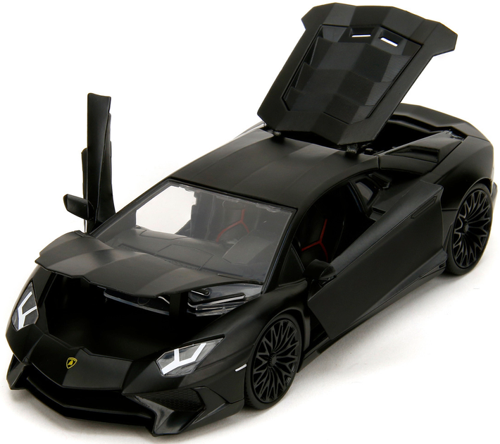 Автомобіль Simba Jada F&F Lamborghini Aventad Чорний (4006333099625) - зображення 6