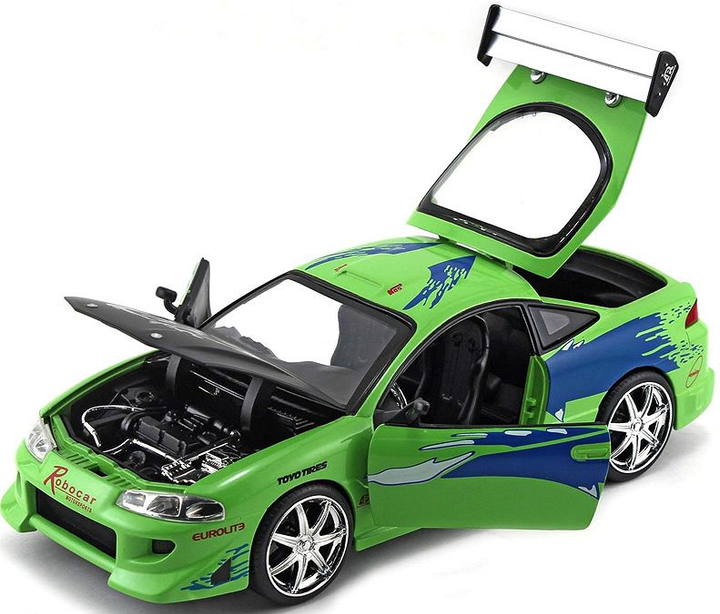 Автомобіль Simba Jada F&F Brian's Mitsubishi Eclipse 1995 (4006333094804) - зображення 4