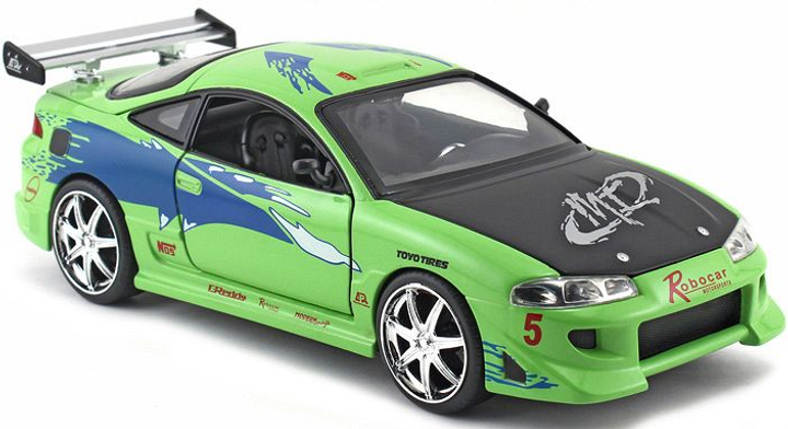 Автомобіль Simba Jada F&F Brian's Mitsubishi Eclipse 1995 (4006333094804) - зображення 9