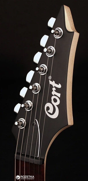 Электрогитара Cort X100 Open Pore Black Cherry Burst (X100 OPKB) - изображение 4