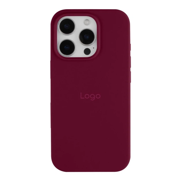 Чохол Silicone Case Full Size (AA) для iPhone 16 Pro Колір 42.Maroon - Фото 1 Чохол Silicone Case Full Size (AA) для iPhone 16 Pro Колір 42.Maroon - изображение 1