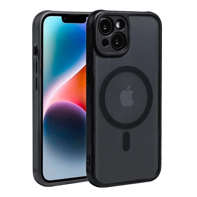 Чохол TPU+PC Anti Drop Full Camera with MagSafe для iPhone 14 Колір Black - изображение 2