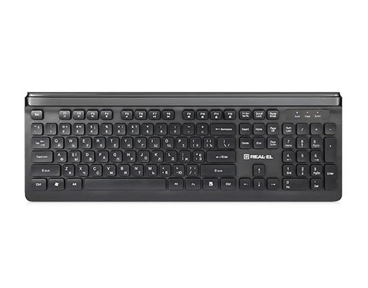 Клавиатура REAL-EL Comfort 7085 Ukr Black USB - Фото 4 Клавиатура REAL-EL Comfort 7085 Ukr Black USB - изображение 4