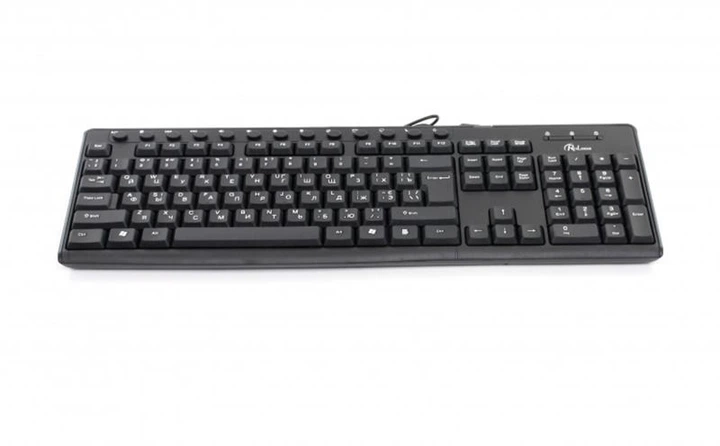 Клавіатура Prologix Smart Choice I; RUS/UKR USB Black - зображення 2