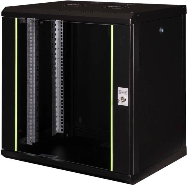 Szafa wisząca serwerowa Digitus Wall Mounting Cabinet Unique Series - 600x450 mm (DN-W19 04U/450/B) - obraz 1