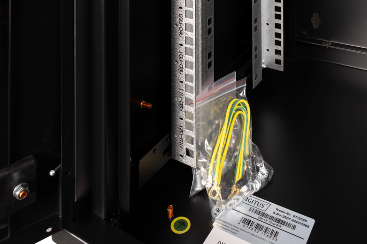 Szafa wisząca serwerowa Digitus Wall Mounting Cabinet Unique Series - 600x450 mm (DN-W19 04U/450/B) - obraz 6