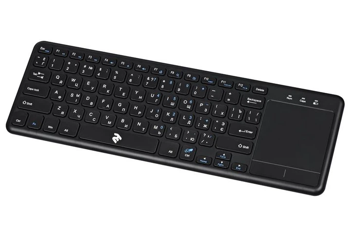 Клавиатура беспроводная 2E KT100 WL Ukr Black (2E-KT100WB) - изображение 2
