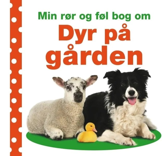 Książeczka dotykowa Carlsen o zwierzętach na farmie (9788711393543) - obraz 1