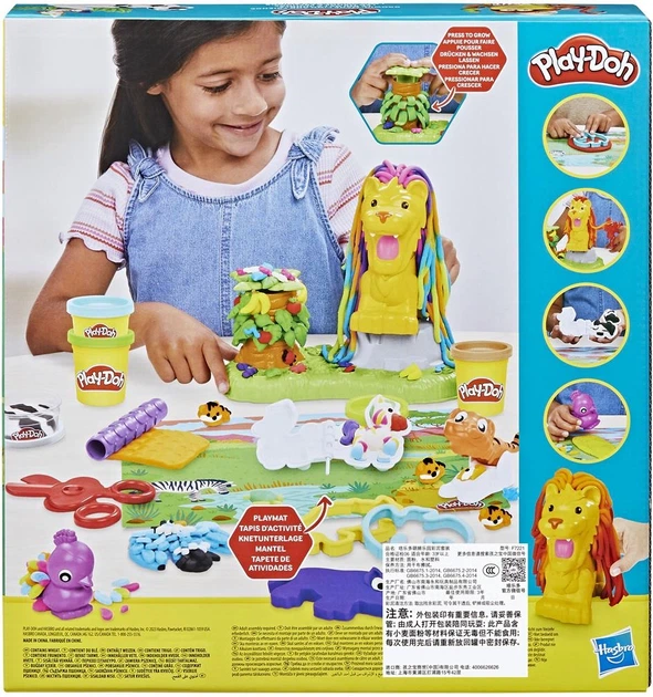 Zestaw kreatywny Hasbro Play-Doh z masą plastyczną Lew i przyjaciele F7221 (5010996121806) - obraz 4