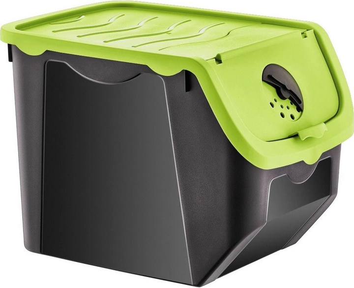 Pojemnik na warzywa i owoce Orion z pokrywą Zielony 12 l (5907610283241) - obraz 1