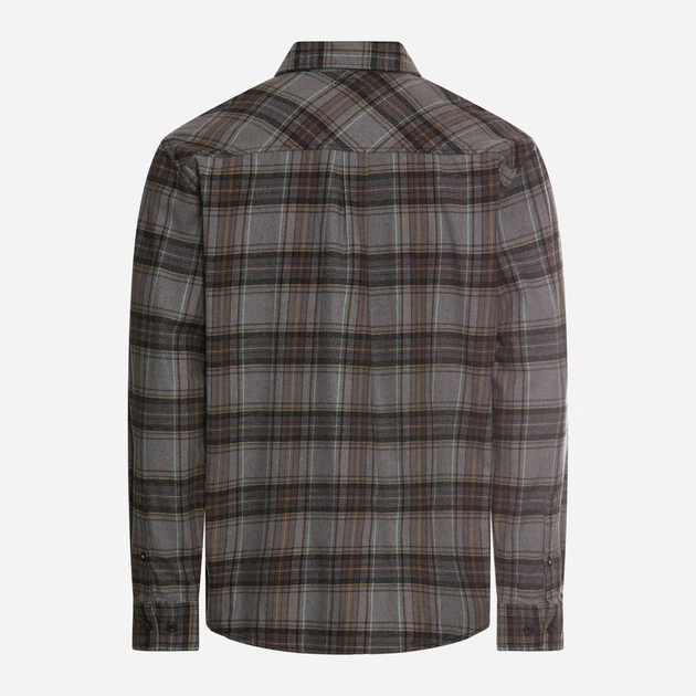 Рубашка хлопковая мужская Camel Active Longsleeve Shirt 409146-6S46-27 M Серый/Коричневый (4063366131364) - изображение 2