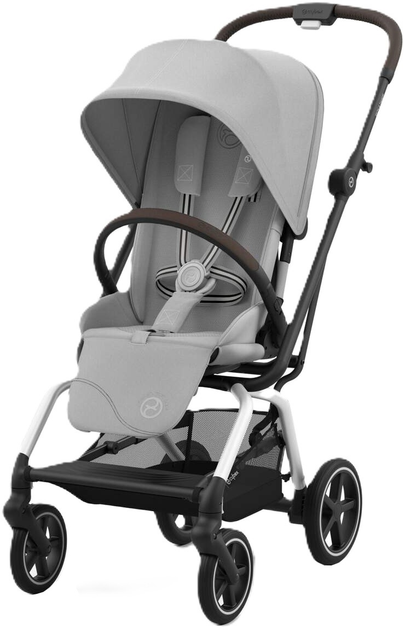 Wózek spacerowy sportowy Cybex Eezy S Twist+ 2 SLV Fog Grey Gold 525000181 (4063846450282) - obraz 1