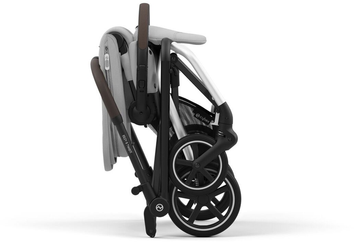 Wózek spacerowy sportowy Cybex Eezy S Twist+ 2 SLV Fog Grey Gold 525000181 (4063846450282) - obraz 7