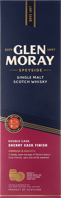 Виски Glen Moray Sherry 6 лет выдержки 0.7 л 40% (5060116321548) - изображение 3