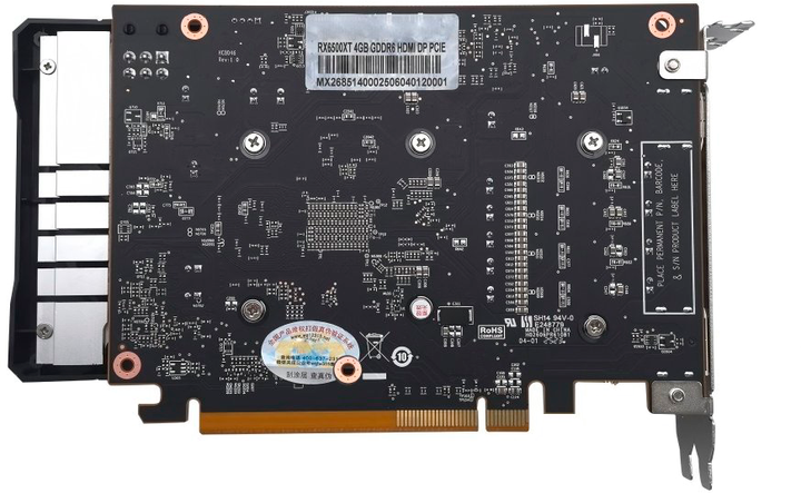 Видеокарта Arktek PCI-Ex Radeon RX 6500 XT Dual Fan 4GB GDDR6 (64bit) (2610/18000) (1 x HDMI, 1 x DisplayPort) (AKR6500XTD6S4GH1) - изображение 3
